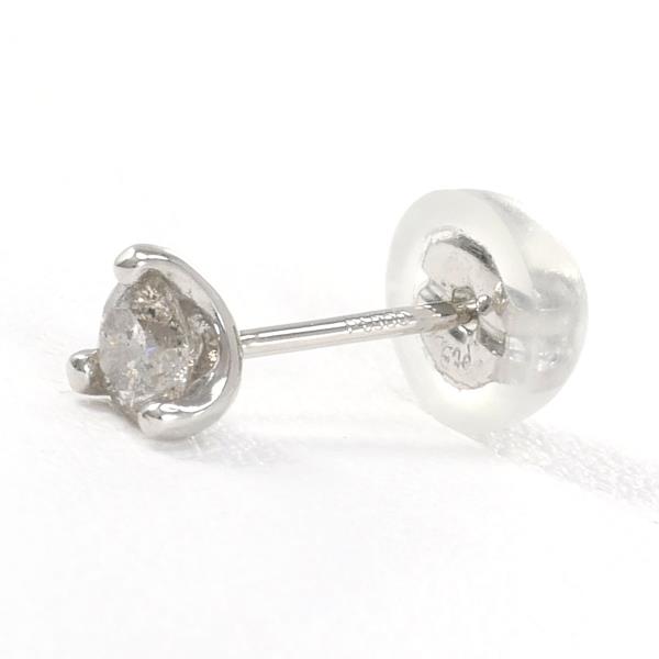 PT900 Platinum Diamond Earring in Excellent Condition