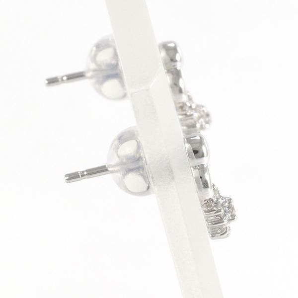 PT900 Platinum Diamond Earrings in Excellent Condition