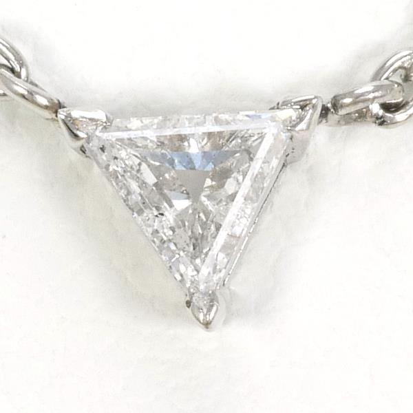 PT850 Platinum Diamond Necklace 0.4ct in Excellent Condition