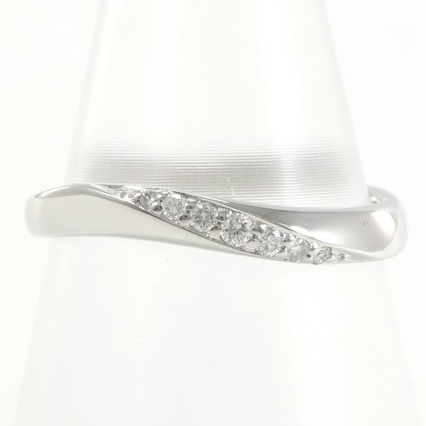 PT900 Platinum Diamond Ring 7.5