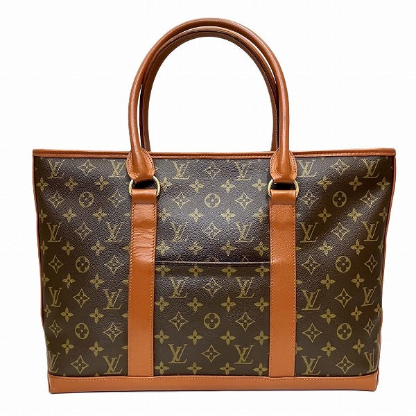 Louis Vuitton Monogram Weekend PM Tote Bag M42425 in Good Condition