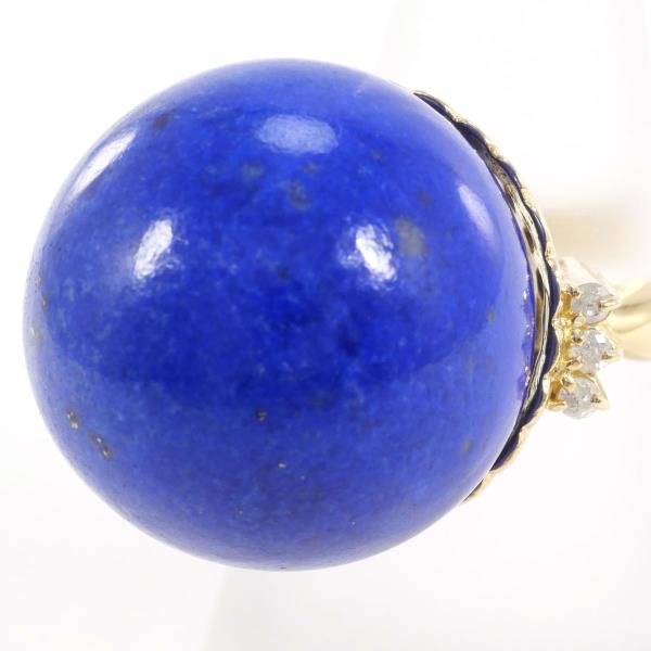 K18 Yellow Gold Lapis Lazuli Ring