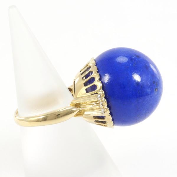 K18 Yellow Gold Lapis Lazuli Ring