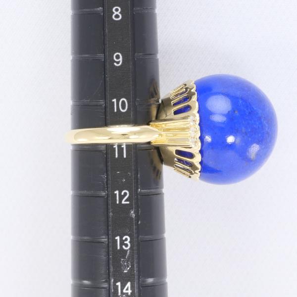 K18 Yellow Gold Lapis Lazuli Ring