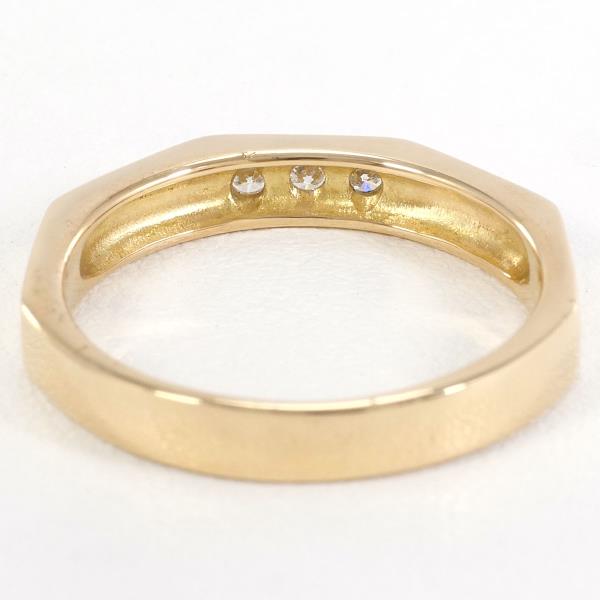 K18 Yellow Gold Diamond Ring 11.5 in Pristine Condition