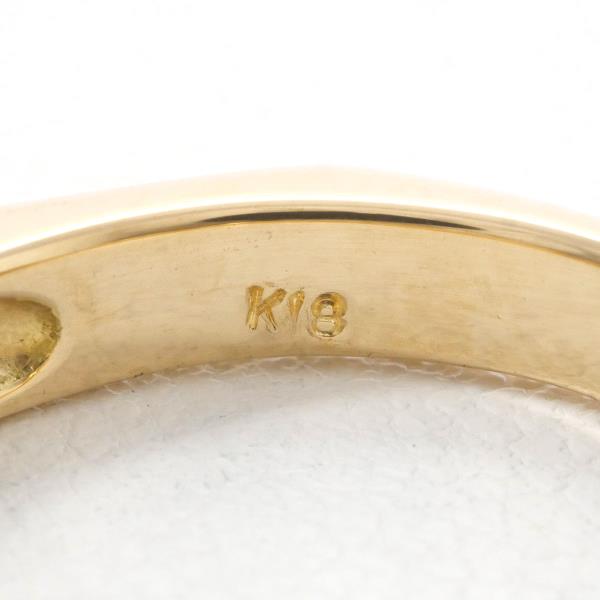 K18 Yellow Gold Diamond Ring 11.5 in Pristine Condition