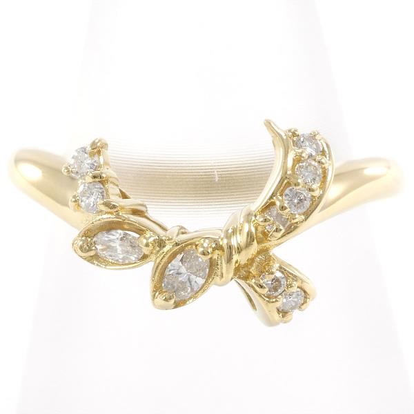 K18 Yellow Gold Diamond Ring