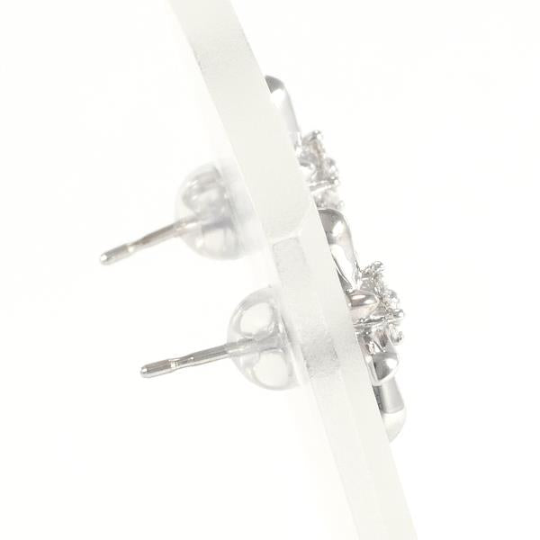 K18 White Gold Diamond Earrings