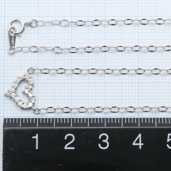 K18 White Gold Diamond Necklace