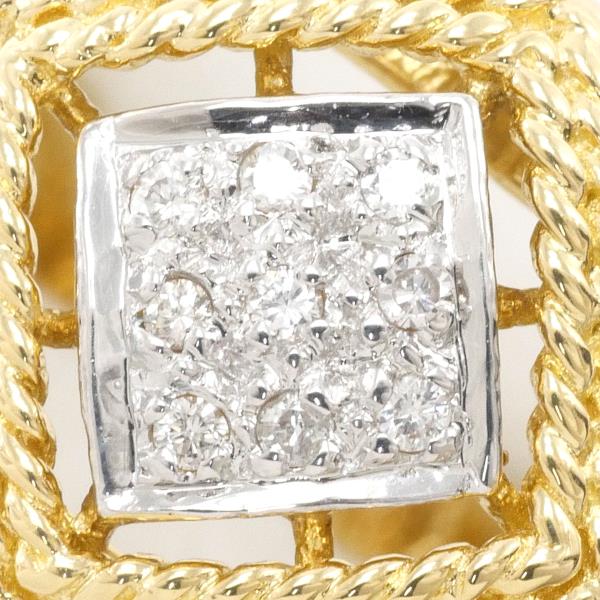 K18 Yellow Gold White Gold Diamond Ring