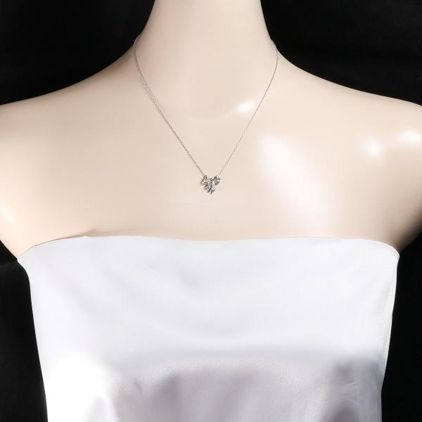 K14 White Gold Diamond Necklace