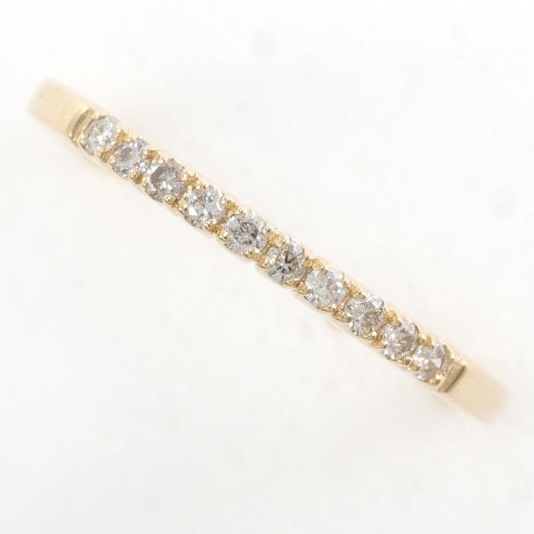 K10 Yellow Gold Diamond Ring 10.5 in Excellent Condition