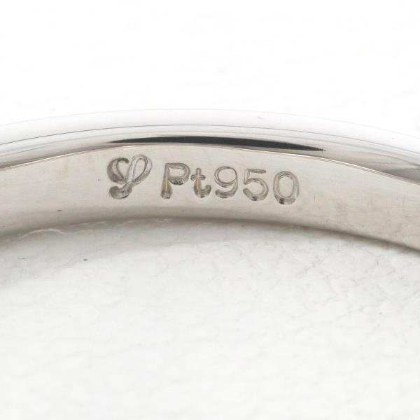 PT950 Platinum Ring Size 15 in Excellent Condition