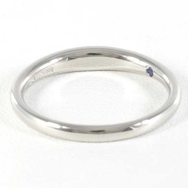 PT900 Platinum Sapphire Ring in Excellent Condition