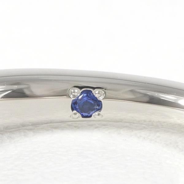 PT900 Platinum Sapphire Ring in Excellent Condition