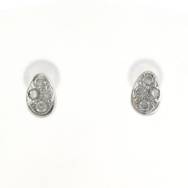 K18WG Diamond Earrings