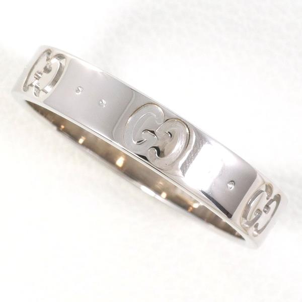 Gucci Icon K18 White Gold Ring