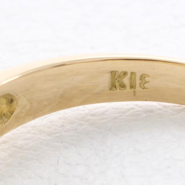 K18 Yellow Gold Diamond Ring 8.5