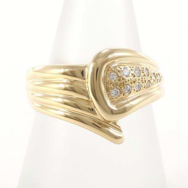 K18 Yellow Gold Diamond Ring 12