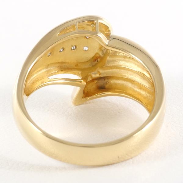 K18 Yellow Gold Diamond Ring 12