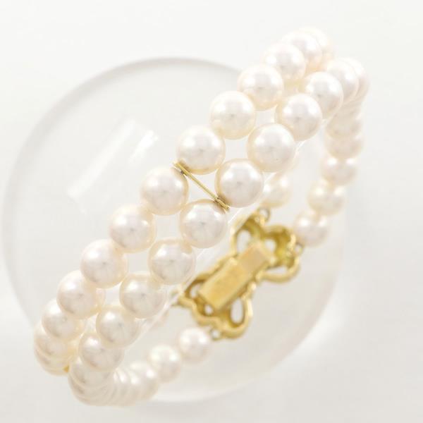 K18 Yellow Gold Akoya Pearl Bracelet