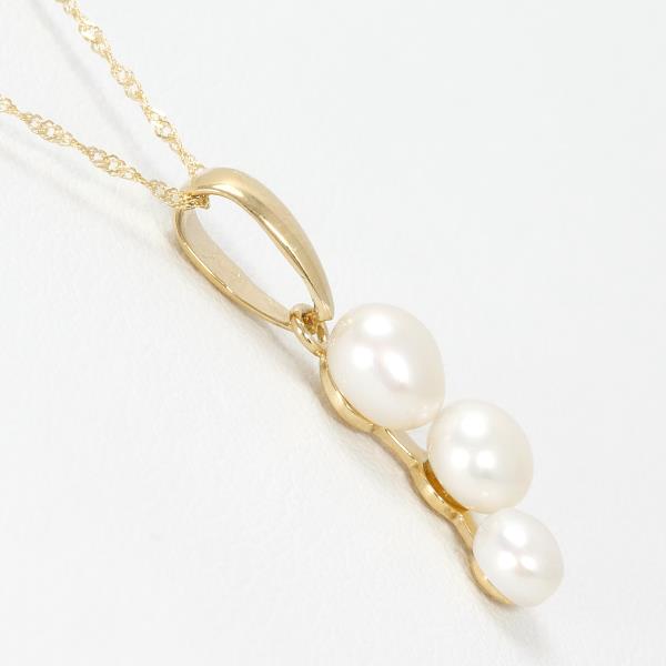 K18 Yellow Gold Pearl Necklace