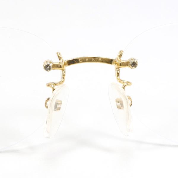 K18YG Yellow Gold Glasses