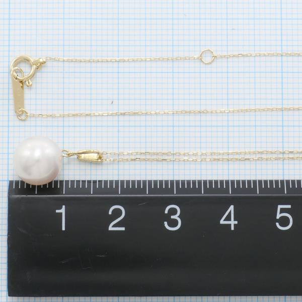 K18 Yellow Gold Pearl Necklace in Pristine Condition