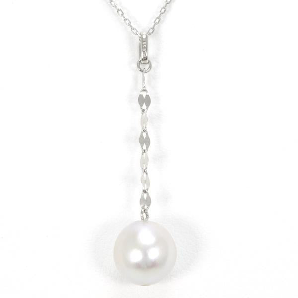 PT850 Platinum Pearl Necklace in Pristine Condition