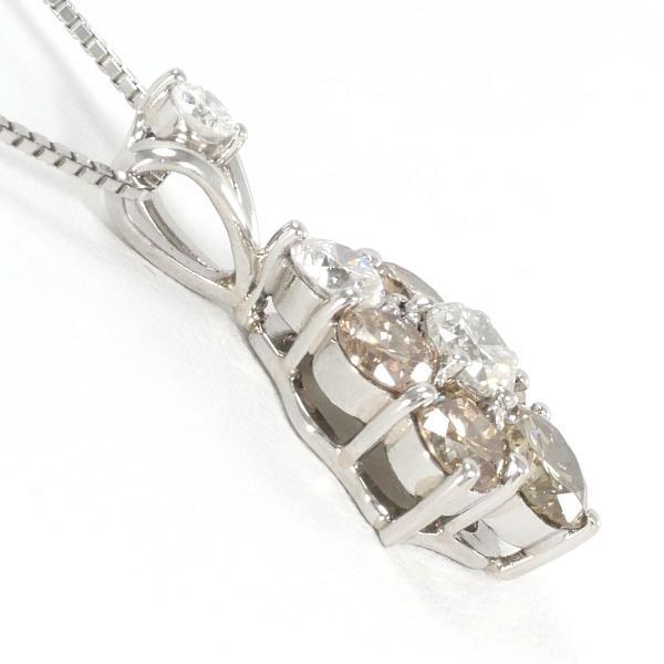 Platinum PT800 PT850 Diamond Necklace