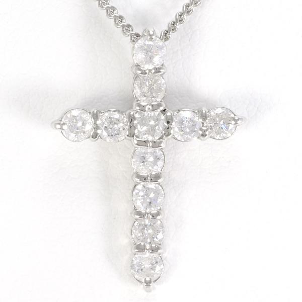 Platinum PT900 PT850 Diamond Necklace