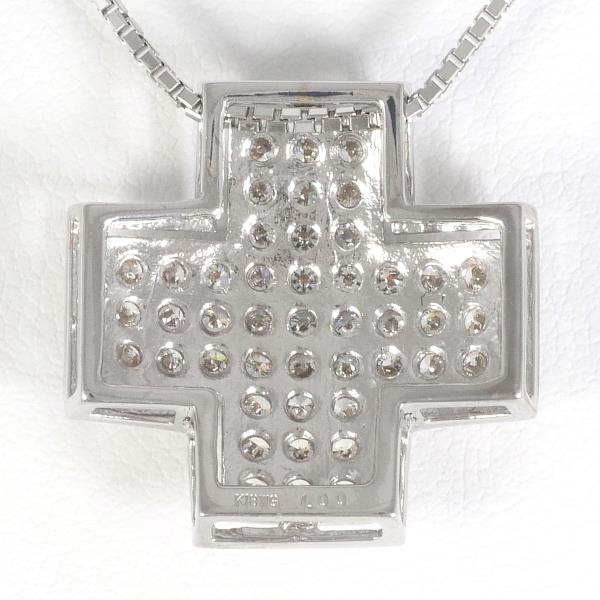 K18 White Gold Diamond Necklace