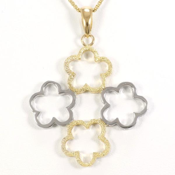 K18 Yellow Gold White Gold Necklace