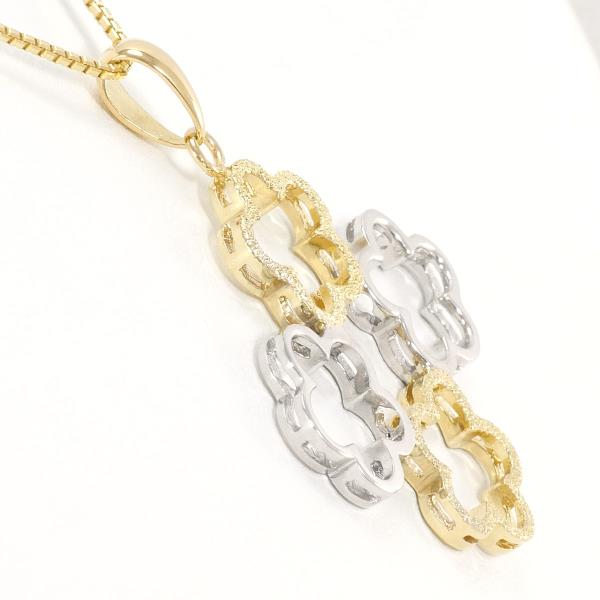 K18 Yellow Gold White Gold Necklace