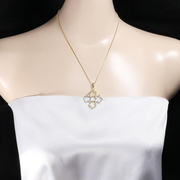 K18 Yellow Gold White Gold Necklace