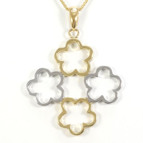 K18 Yellow Gold White Gold Necklace