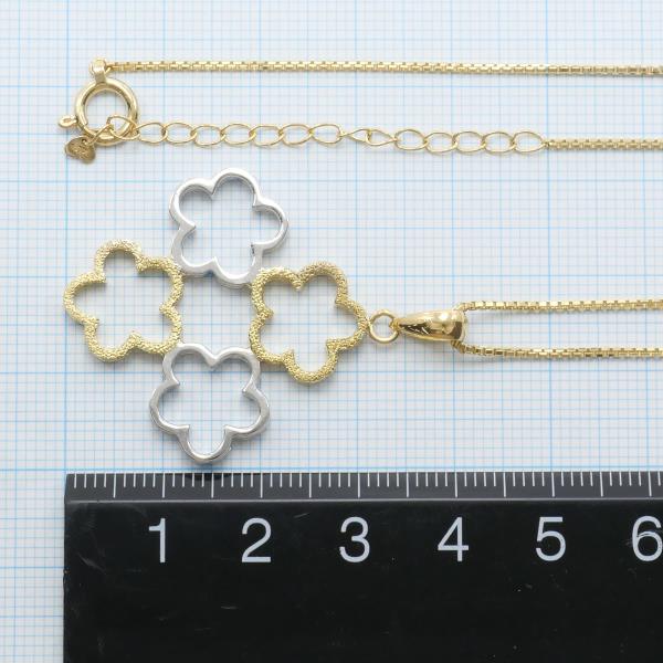 K18 Yellow Gold White Gold Necklace