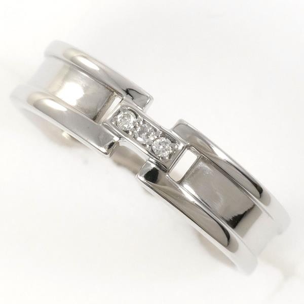 Take Up K14 White Gold Diamond Ring 10号 0.02ct in Excellent Condition