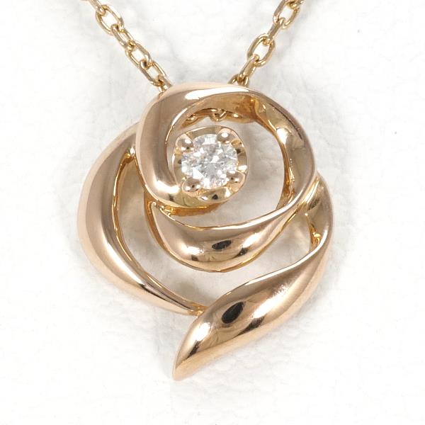 Vendome Aoyama K18PG Diamond Necklace