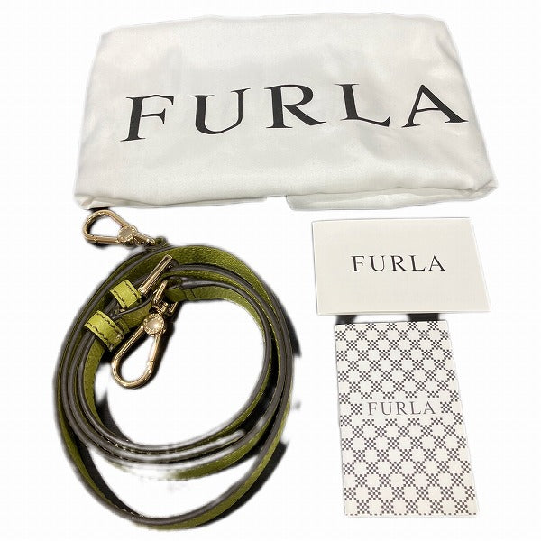 FURLA 2WAY Leather Shoulder Handbag