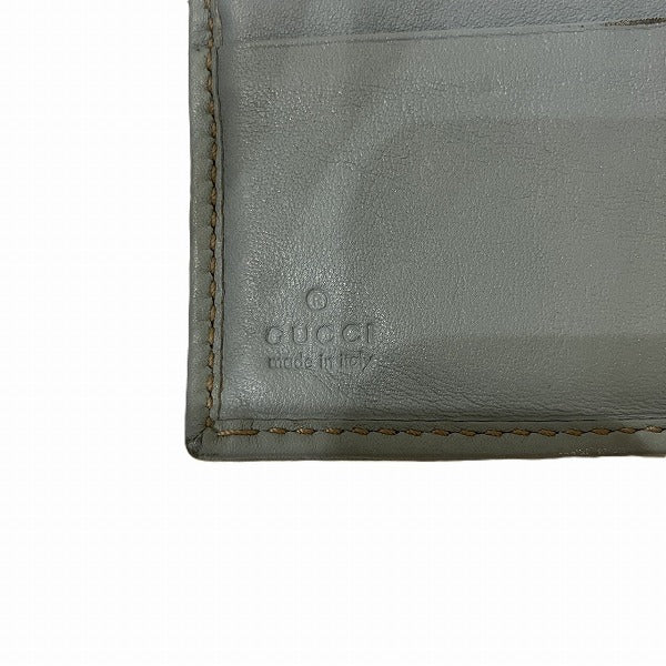 Gucci GG 181669-0416 Brown Light Blue Wallet