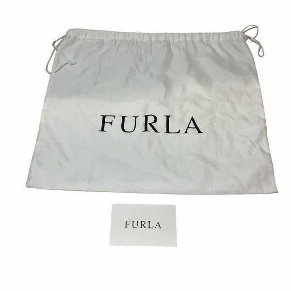 Furla Metropolis G6400 Leather Shoulder Bag in Good Condition