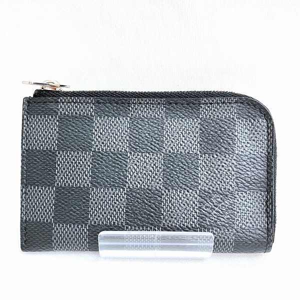 Louis Vuitton Damier Graphite Coin Case N61237 in Great Condition