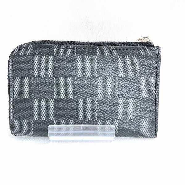 Louis Vuitton Damier Graphite Coin Case N61237 in Great Condition