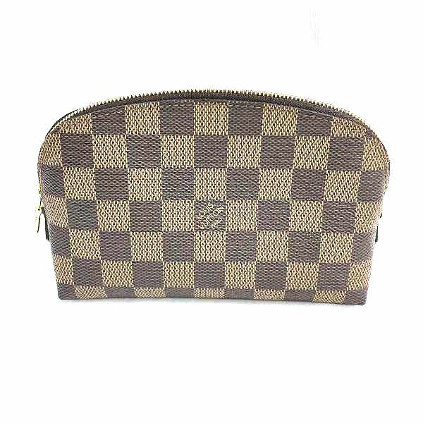 Louis Vuitton Damier Pochette Cosmetic Bag N47516 in Good Condition