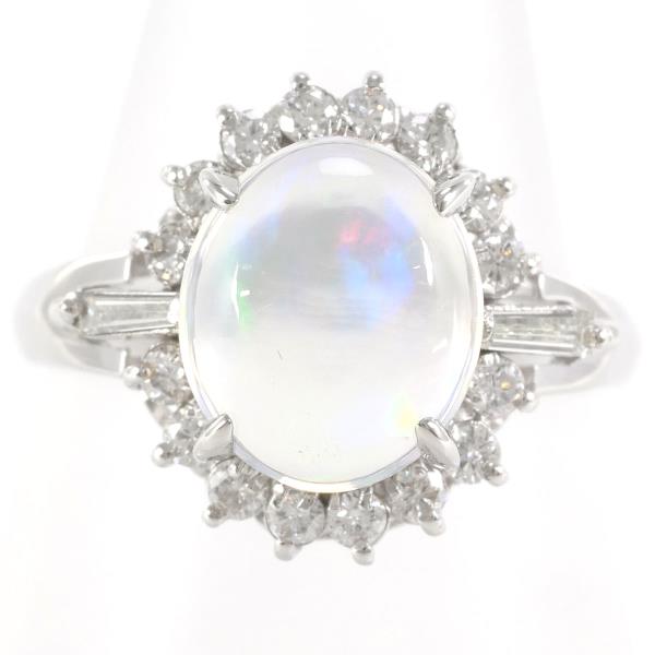 PT900 Platinum Opal Ring 11 in Excellent Condition