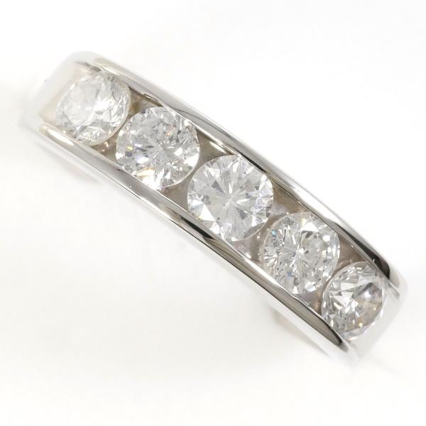 PT900 Platinum Diamond Ring 11.5