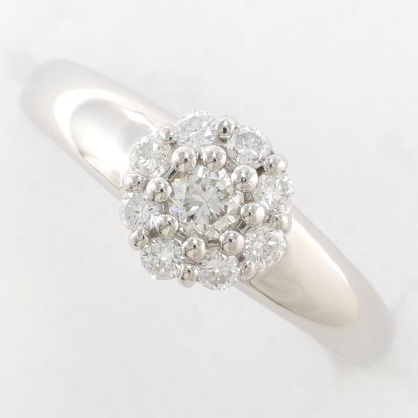 PT900 Platinum Diamond Ring 12.5