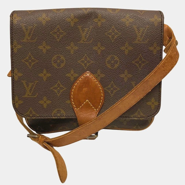 Louis Vuitton Monogram Cartouchiere Shoulder Bag M51253 in Fair Condition