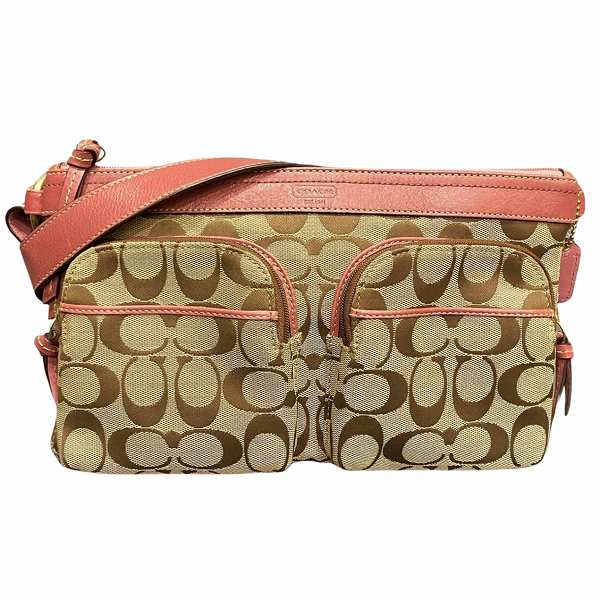 Coach Signature Canvas Leather Waist Bag F41587